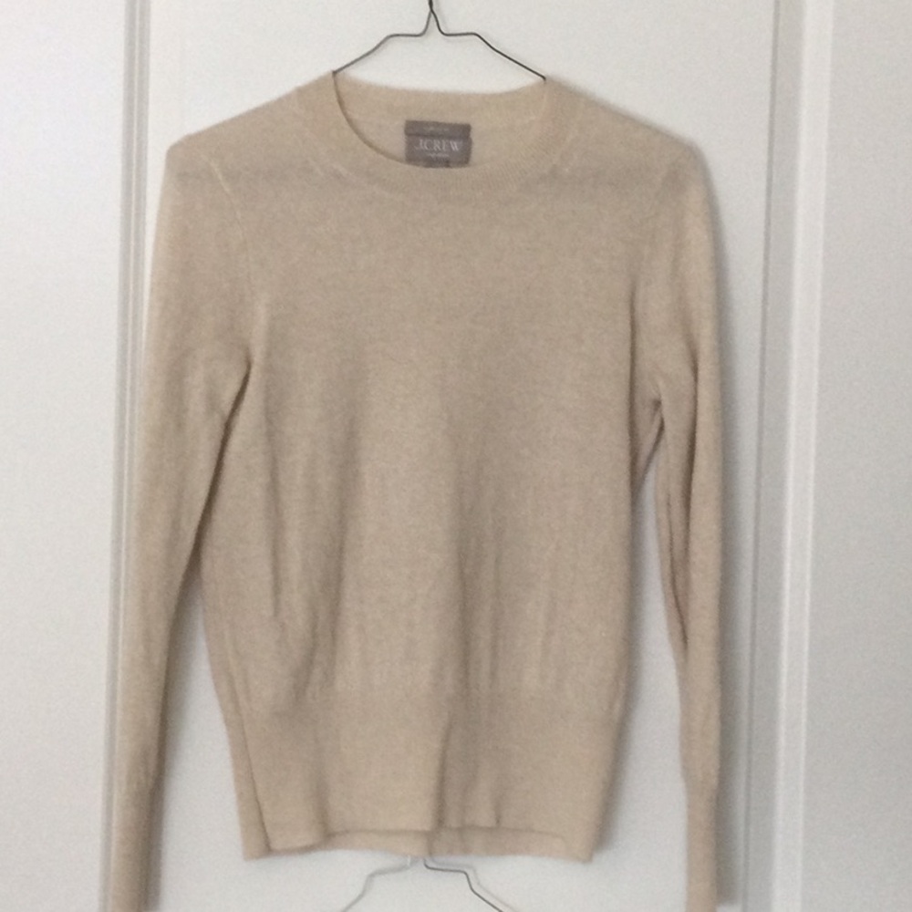 J. Crew Women's Cashmere Cream Sweater